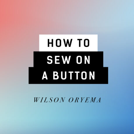 Video: How to sew on a button