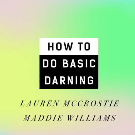 Video: How to do basic darning