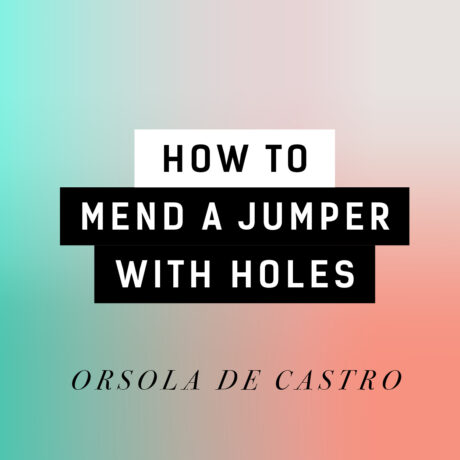 How to mend a jumper