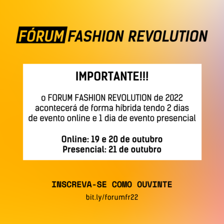 Fashion Revolution Week 2017 traz reflexões sobre Dinheiro, Moda e