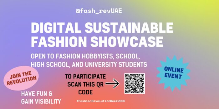 digital sustainable fashion showcase Fashion revolution uae